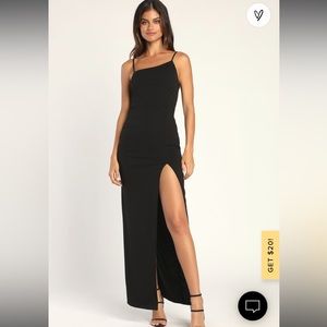 Lulu’s In My Love black sleeveless maxi dress